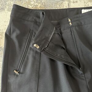 Crocodile Ladies Womens Pants Black Formal Dress Hook Smooth Soft size 32 x 26